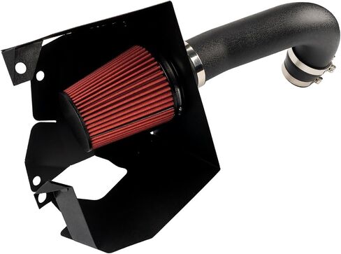 PHILTOP Cold Air Intake Kit for 2007 2008 Escalade 6.2L V8 with Filter Heat Shield (Black) in Saudi Arabia