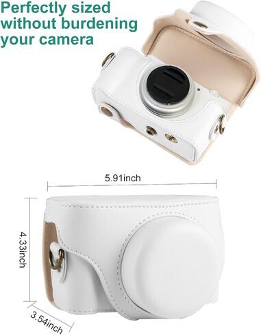PULUZ Camera Case for Polaroid One Step 2 / NOW Camera，for Polaroid Camera Bag Hard Protective Cover Travel Carrying Storage Bag with Adjustable Shoulder Strap(Black) in Kuwait