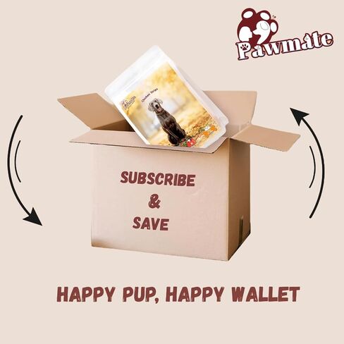 Pawmate Dog Treats Chicken Wrapped Donuts Ring، مضغ يدوم طويلاً، وجبات خفيفة خالية من الحبوب مع توراين للكلاب المتوسطة والكبيرة، 4 قطع in Kuwait