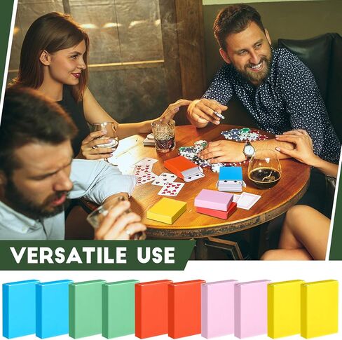 50 Pieces Playing Card Box Empty Playing Card Holder Case Card Holder Organize Storage Box Fits Baseball Trading Cards, Gaming Cards in Saudi Arabia