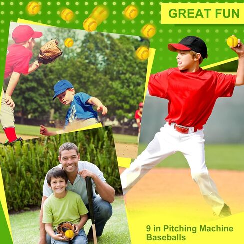 24 Pieces White Dimpled Baseballs with Red Seam 9 Inch Pitching Machine Baseballs Practice Baseballs for Hand Eye Coordination, Batting Hitting Training and Fielding Practice in Saudi Arabia