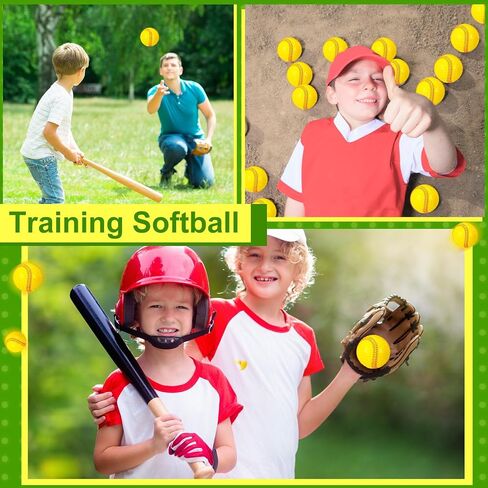 24 Pieces White Dimpled Baseballs with Red Seam 9 Inch Pitching Machine Baseballs Practice Baseballs for Hand Eye Coordination, Batting Hitting Training and Fielding Practice in Saudi Arabia