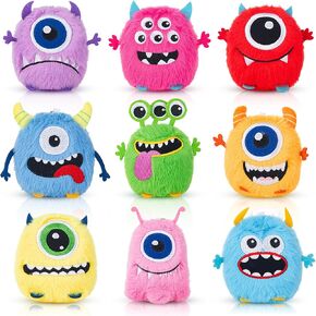 Libima 9 Pcs Mini Stuffed Keychains 3.15 Inch Small Plush Bulk Ornaments for Kids Birthday Party Favors Gifts Xmas Tree Hanging Stocking Stuffers (Flying Animals) in Kuwait