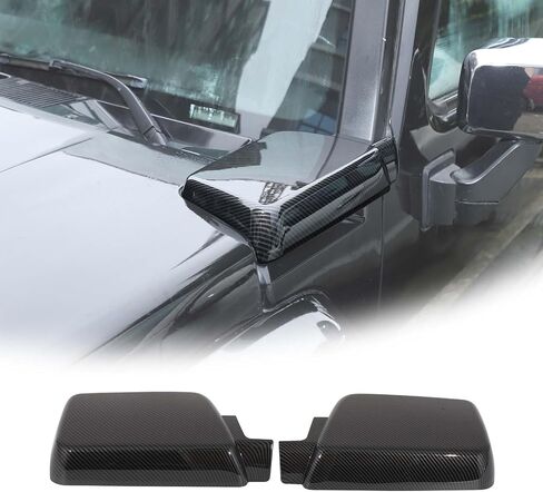 غطاء فتحة التهوية الجانبية لغطاء فتحة التهوية متوافق مع Hummer H3 2005-2009، ملحقات حماية غطاء فتحة التهوية الجانبية ABS، قطعتان (فضي ساطع) in Saudi Arabia