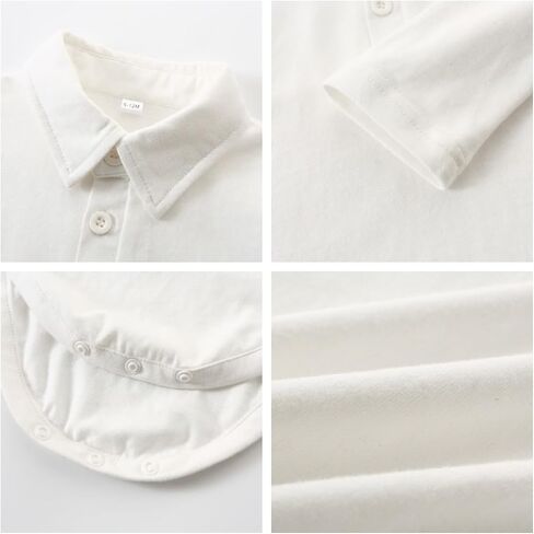 Xingwu Textitle Baby Boys' 3-Piece Fake Vest Set with Dress Shirt, Vest, Pants, and Tie（The Vest is not Removable） in Kuwait