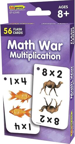 Teacher Created Resources Math War Multiplication Flash Cards (EP62048) in Saudi Arabia