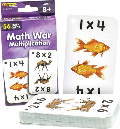 Teacher Created Resources Math War Multiplication Flash Cards (EP62048) in Saudi Arabia