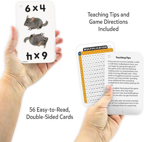 Teacher Created Resources Math War Multiplication Flash Cards (EP62048) in Saudi Arabia