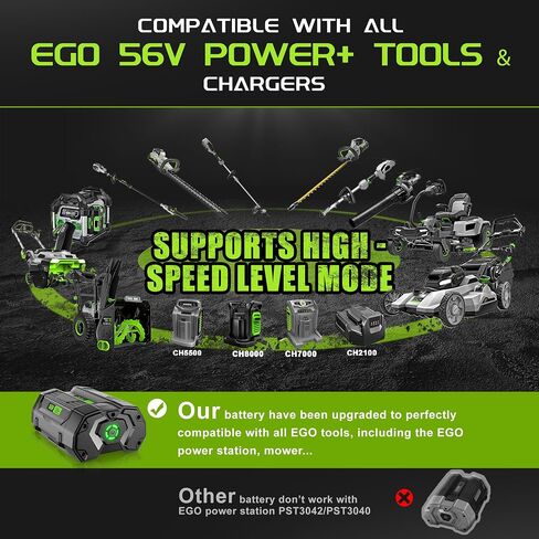 CaliHutt 【Upgrade!】 56V 3.5Ah Replace Battery for EGO Power+ BA1400T Battery Lithium Ion Battery Compatible with 56V Power Tools CS1604 CS1804 CS1403 HT2400 LB6504 LB5804 Tools in Saudi Arabia