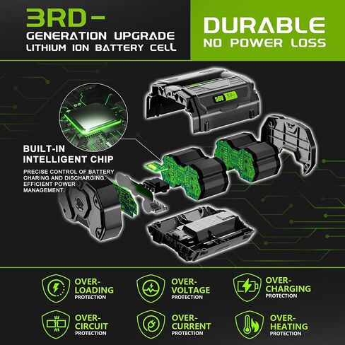 CaliHutt 【Upgrade!】 56V 3.5Ah Replace Battery for EGO Power+ BA1400T Battery Lithium Ion Battery Compatible with 56V Power Tools CS1604 CS1804 CS1403 HT2400 LB6504 LB5804 Tools in Saudi Arabia