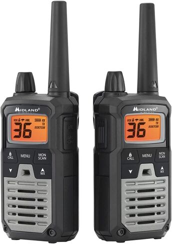 أجهزة راديو GMRS ثنائية الاتجاه عالية الطاقة من Midland T290VP4 - حزمة من 4 قطع مع سماعات رأس وشواحن in Saudi Arabia