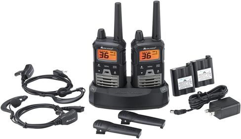 أجهزة راديو GMRS ثنائية الاتجاه عالية الطاقة من Midland T290VP4 - حزمة من 4 قطع مع سماعات رأس وشواحن in Saudi Arabia