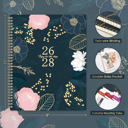 مخطط 2024 - مخطط أسبوعي وشهري 2024 مع صندوق هدايا، يناير 2024 - ديسمبر 2024، مخطط 2024، ورق سميك 8 × 10 بوصة، جيب خلفي مع 15 صفحة ملاحظات + 12 علامة تبويب شهرية in Kuwait