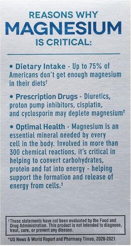 Mag-Ox 400 Magnesium, Tablets 60 Each in Saudi Arabia