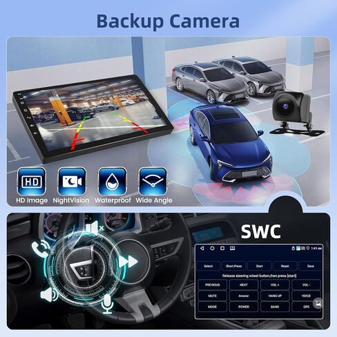 لراديو Honda CRV 2002-2006 Android 13 ستيريو السيارة مع Apple Carplay Android Auto، شاشة لمس 9 بوصة لراديو السيارة Honda CRV يدعم نظام تحديد المواقع والملاحة WiFi BT HiFi FM EQ 2GB+64GB in Saudi Arabia