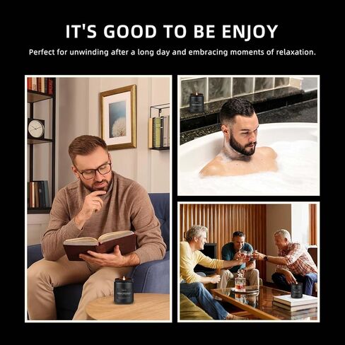 شمعة اللافندر، شموع معطرة للمنزل، شموع معطرة، شمعة الصويا، 7 أونصة 50 ساعة شموع برطمان كهرمان للعلاج العطري تدوم طويلاً هدية عيد ميلاد للنساء in Kuwait