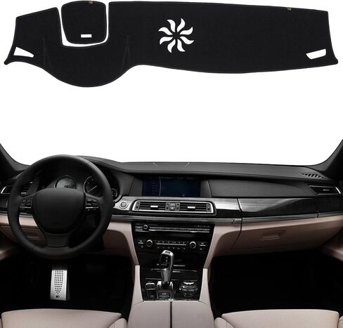 غطاء لوحة القيادة KEYOOG مناسب لـ Vo-lkswagen Tiguan 2023-2018 (بدون نماذج HUD)، سجادة لوحة عدادات السيارة مضادة للوهج، وسادة مضادة للانزلاق وواقي من الشمس (رمادي) in Saudi Arabia
