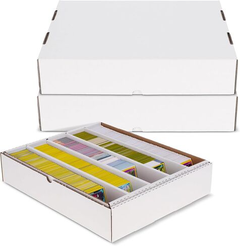 BCW 5000 Count Card Storage Box with Full Lid - 5 Pack in Saudi Arabia