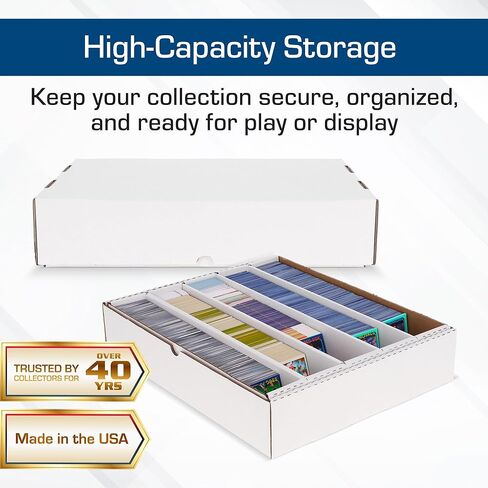 BCW 5000 Count Card Storage Box with Full Lid - 5 Pack in Saudi Arabia