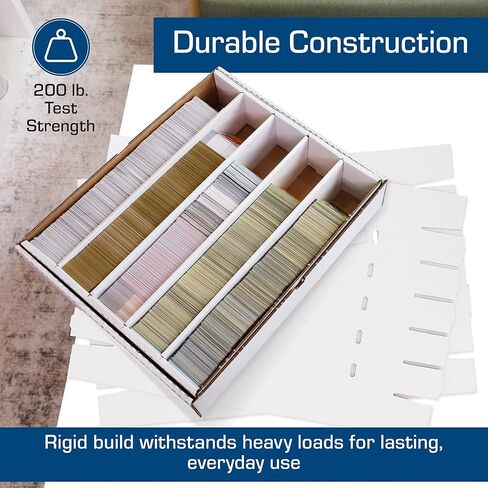 BCW 5000 Count Card Storage Box with Full Lid - 5 Pack in Saudi Arabia