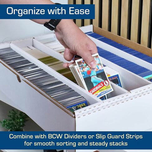 BCW 5000 Count Card Storage Box with Full Lid - 5 Pack in Saudi Arabia