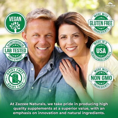 Zazzee Extra Strength Mullein 10:1 Extract, 3000 mg Strength, 120 Vegan Capsules, 100% Pure Leaf Powder, Non-GMO and All-Natural in Kuwait