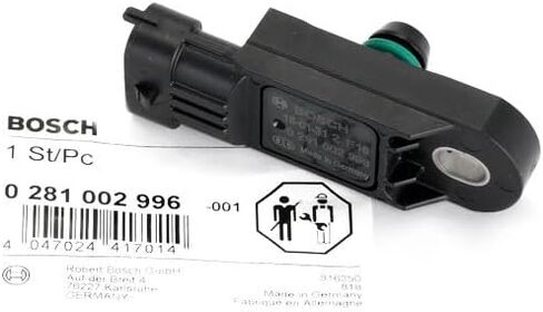 BOSCH 0281002996 Original Equipment Manifold Absolute Pressure (MAP) Sensor - Compatible With Select Fiat 124 Spider, 500X in Kuwait