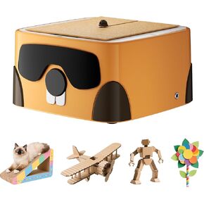 Cardboard Cutter for Cat - 3D Printed Card Board Cutter DIY Cat Scratchers Cardboard Strip Tool Machine for Making Cat Scratching Board Cat Bed in Kuwait