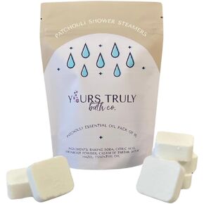 Patchouli Shower Steamers, Aromatherapy Shower Steamers, Shower Tablets Aromatherapy, Shower Steamers with Essential Oils, Shower Bombs Made in the USA, Stress Relief and Self Care, Self Care Gifts in Saudi Arabia