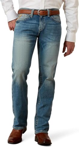 Ariat Male M7 Rocker Stretch Stirling Stackable Straight Leg Jean Shasta 36W x 32L in Saudi Arabia