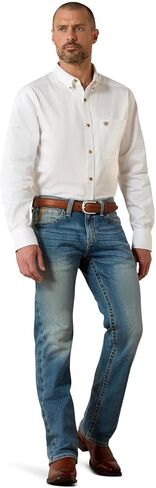 Ariat Male M7 Rocker Stretch Stirling Stackable Straight Leg Jean Shasta 36W x 32L in Saudi Arabia