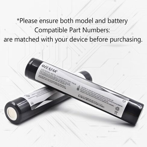 YUTSUJO (2-Pack) 3.6V 3000mAh NI-MH Rechargeable Battery Pack Replacement for Streamlight Stinger DS, LED HP, XT, 75175/75375, PolyStinger, Pelican M9 Flashlight in Kuwait