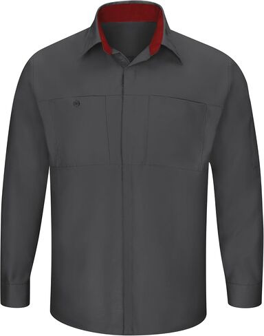 Red Kap mens Men's Long Sleeve Performance Plus Shop Shirt Shirt in Saudi Arabia