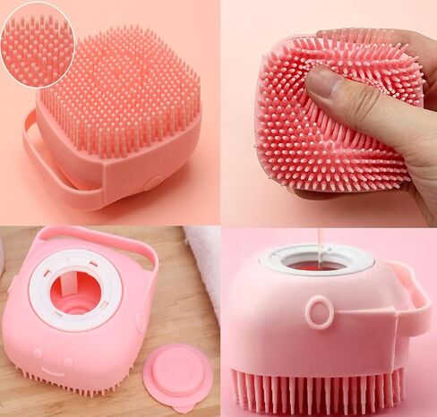 9pcs Cat Brush Kit Cat Grooming ، فرشاة التنظيف الذاتي تزيل الشعر الفضفاض ، فرشاة الحمام ، قفاز التدليك ، مقص الأظافر ، مشط البراغيث (9 مساءً) in Kuwait