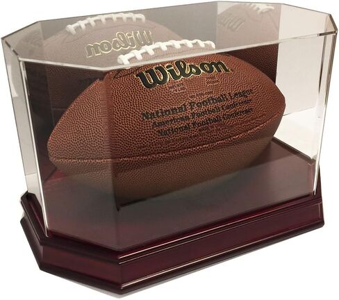 Deluxe Acrylic Football Display Case with Mirror in Saudi Arabia