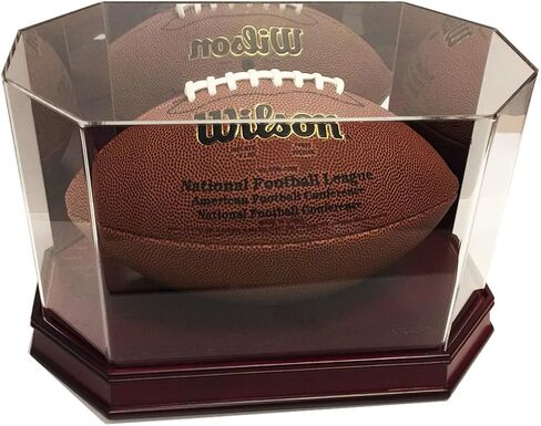 Deluxe Acrylic Football Display Case with Mirror in Saudi Arabia