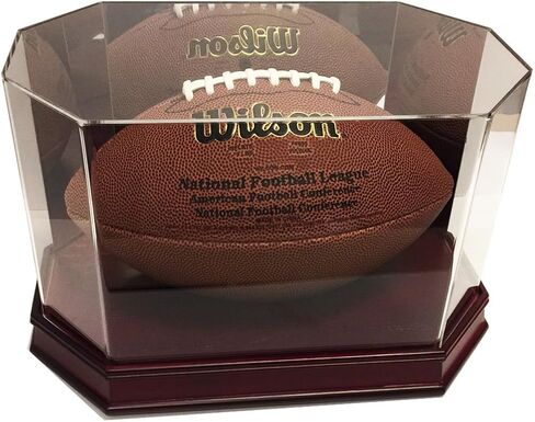 Deluxe Acrylic Football Display Case with Mirror in Saudi Arabia