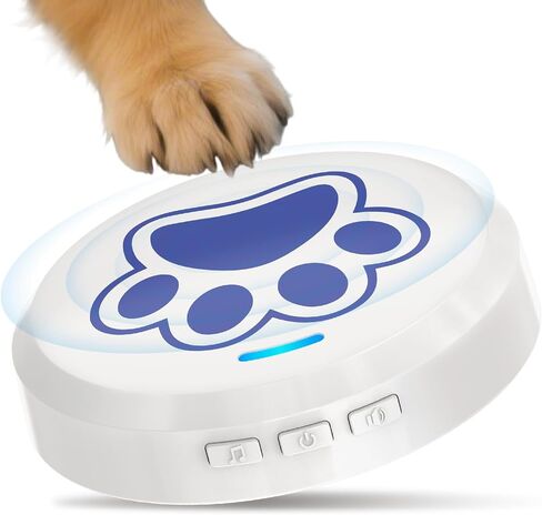 ChunHee Dog Training Bells for Door - Dog Door Bell for with 28 Custom Sounds | Dog Bell for Door Potty Training | Chew-Proof & Adjustable Volume (0-115dB) | Teach Puppies to Signal to Go Outside in Saudi Arabia