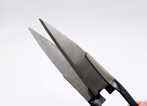 Sheep Shear Grass Shear Alpaca Shears R Shaped Design For Large Thick-Haired Animal Grooming (Red) in Saudi Arabia
