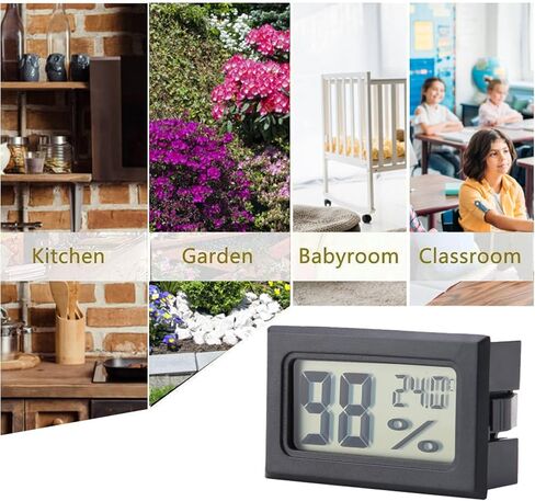 Aramox YS-11 Temperature Humidity Meter Crawler Thermometer Hygrometer Electronic Temperature and Humidity Meter for Reptile Vivariums Grow Monitoring in Saudi Arabia