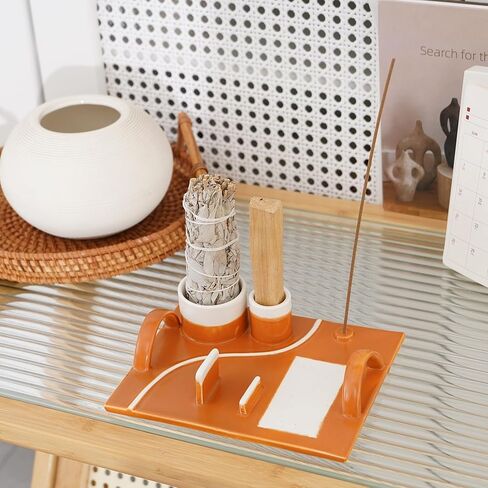 Sage Holder, Palo Santo Holder, Incense Holder, Palo Santo Burner, Palo Santo Sticks Holder, Smudge Bowl in Saudi Arabia