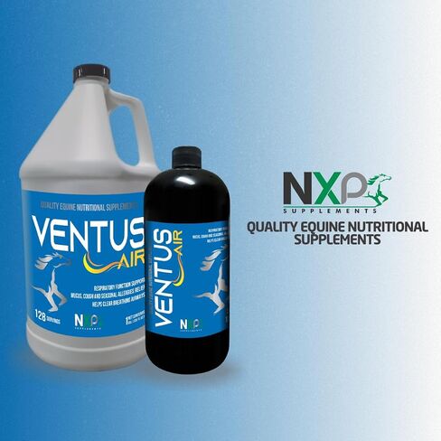 Ventus Air - تدعم التنفس مكملات الحساسية المخاطية للخيول بواسطة مكملات NXP - 1 كوارت (32 أوقية) in Saudi Arabia