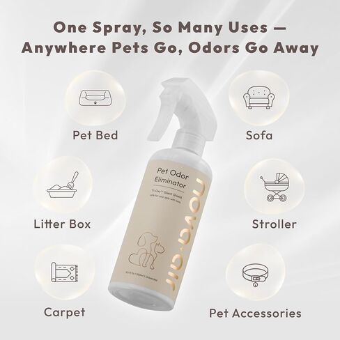 رذاذ Pet Overor Eliminator-يدمر على الفور الروائح والحيوانات الأليفة من قبل Ti-Oxy ™ المبتكرة. غير سامة ، خالية من العطور وآمنة للحيوانات الأليفة ، والاستخدام المنزلي. يعمل على البول وصناديق القمامة والسجاد -10 أوقية in Saudi Arabia