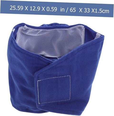 Garneck Male Dog Belly Wrap Band Denim Diaper Diaper Pants for Salitory Size S Size S Cog Dog Stelwear من أجل الشفاء والملابس اليومية in Saudi Arabia