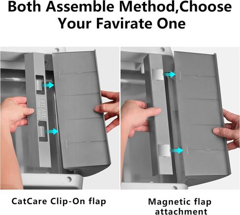 Cat Litter Box Tray Compatible with Petsafe Scoop-Free- Odor & Stain-Resistant, Easy Disassembly - Includes Free Scoop for Cat Litter Boxes Plastic in Saudi Arabia