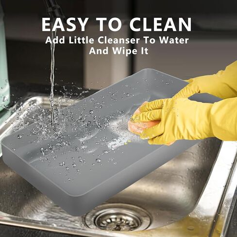 Cat Litter Box Tray Compatible with Petsafe Scoop-Free- Odor & Stain-Resistant, Easy Disassembly - Includes Free Scoop for Cat Litter Boxes Plastic in Saudi Arabia