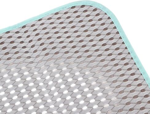 EMUKOEP Summer Dog Cooling Mat with Pillow Portable Cooling Mat Portable Soft Bed Pet Sleeping Mat (Green Gold XL) in Saudi Arabia