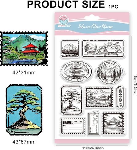 GLOBLELAND Vintage Trains Clear Stamps for Card Making Decorative Words Background Steam Car Transparent Silicone Stamps for DIY Scrapbooking Supplies Embossing Paper Card Album Decoration Craft in Saudi Arabia