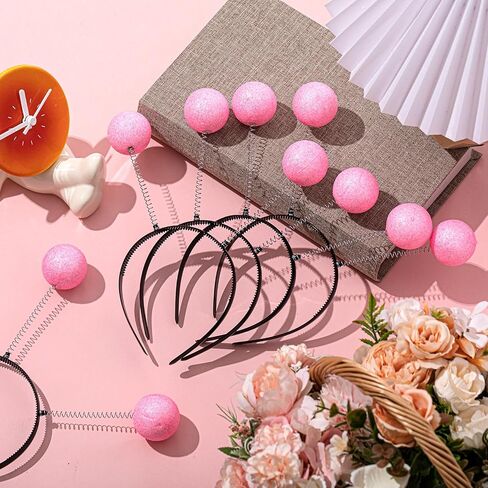 meekoo 5 Pieces Halloween Martian Alien Headband Funny Alien Antenna Headband Head Boppers for Halloween Supplies and Costume Accessory Party Silver in Saudi Arabia