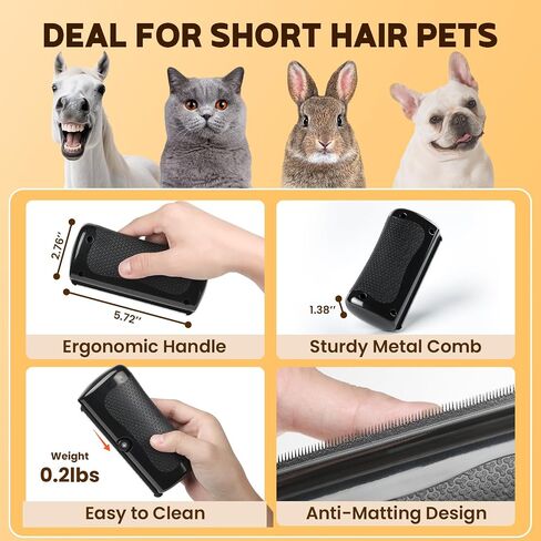 Deseshedding Dog Brush & Pet Hair Remover Combs - أداة الاستمالة للقطط ، الكلاب ، الأرانب ، الخيول ، الهامستر | حكة الإغاثة والهدية لمحبي الحيوانات الأليفة in Kuwait